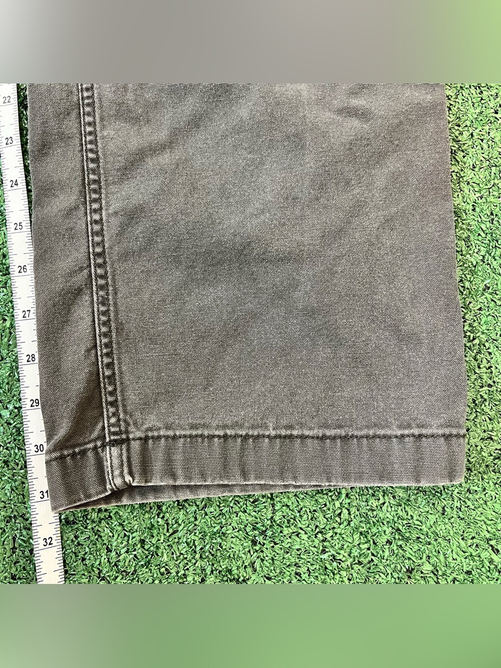 Carhartt Pants Mens 38x34 Gray Relaxed Fit Canvas Workwear Carpenter Utility - Picture 9 of 11
